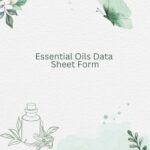 Essential oils Data Sheet